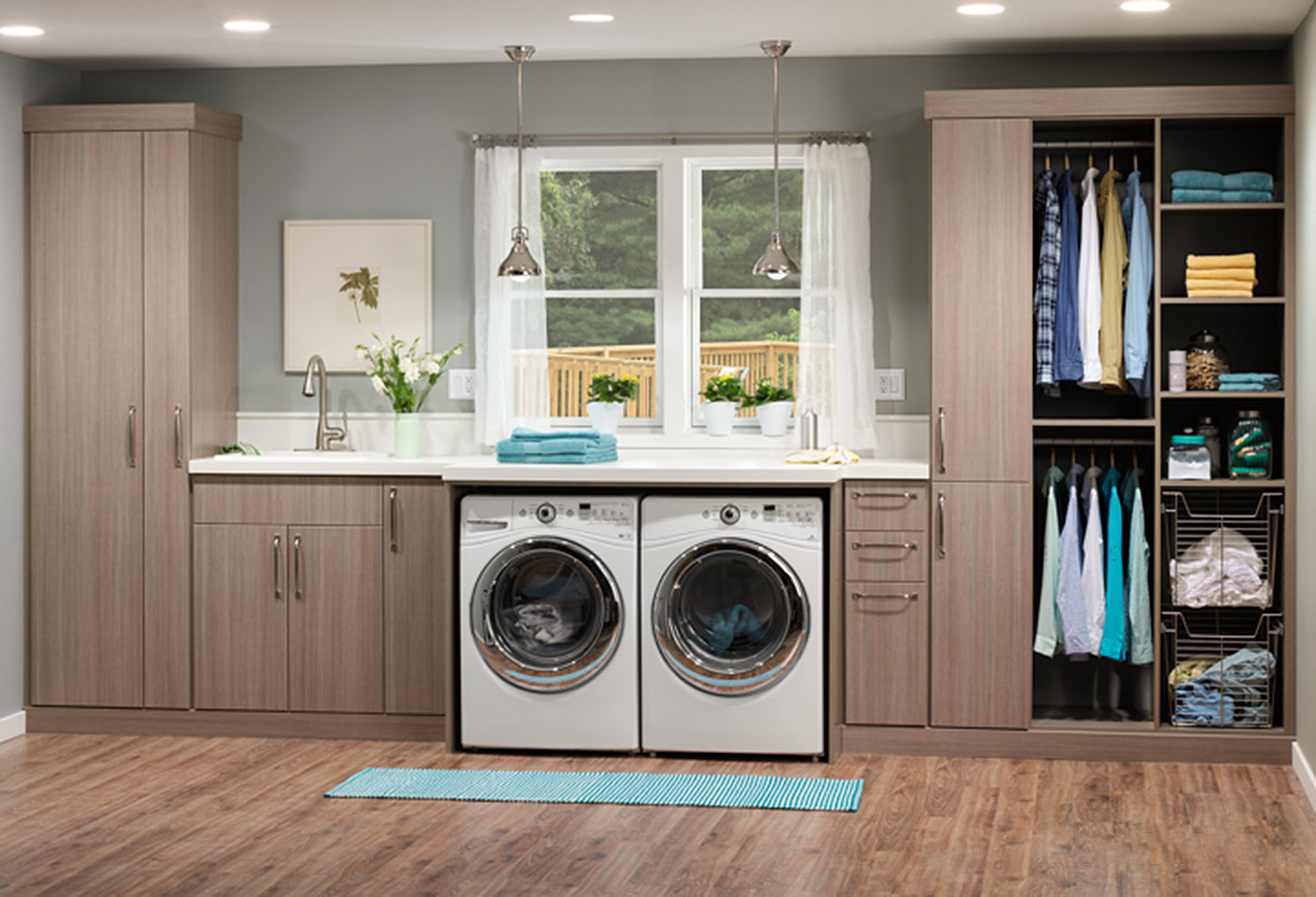 laundry room cabinets