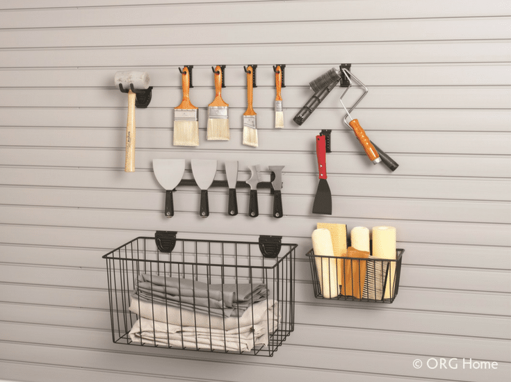 Baskets for extra storage in a garage - Innovate Home Org Columbus Ohio 