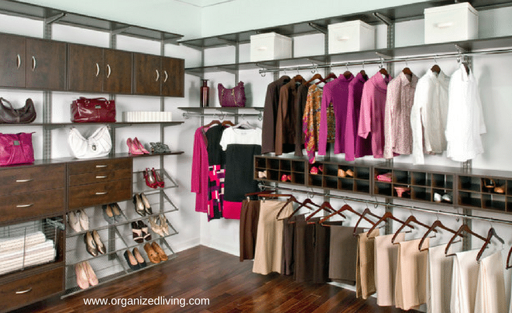 Keeping like items and colors makes a more organized closet. @InnovateBuild