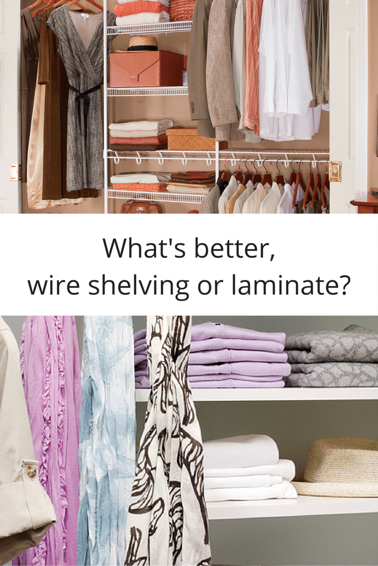7 factors to compare wire shelving vs. a laminate closet system | Innovate Home Org Columbus Ohio 