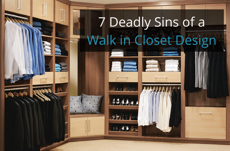 7 Deadly Sins of a Walk in Closet Innovate Home Org Columbus Ohio #Closet #ClosetOrganizer #ClosetOrganizers #Organizers