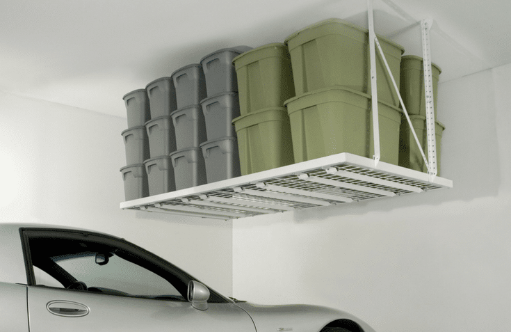 Overhead Ceiling Storage Unit | Innovate Home Org | Dublin, Ohio #GarageStorage #OverheadStorage #CeilingStorage