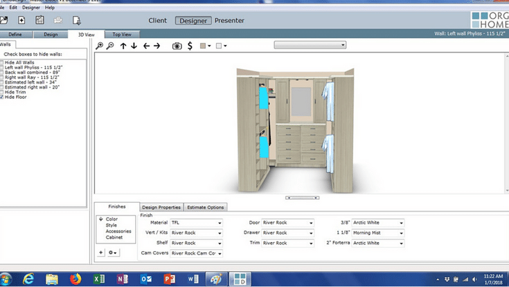 Free 3D Design Tool Innovate Home Org Columbus Ohio #ClosetDesign #Design #Free3DDesign #CustomCloset