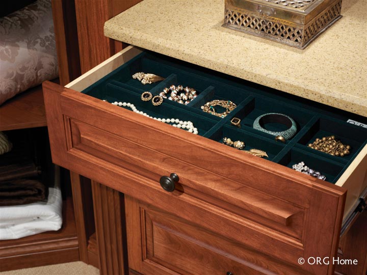 Velvet Lined Jewelry Drawer Design Ideas