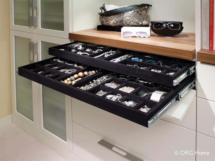 Closet Jewelry Organizers