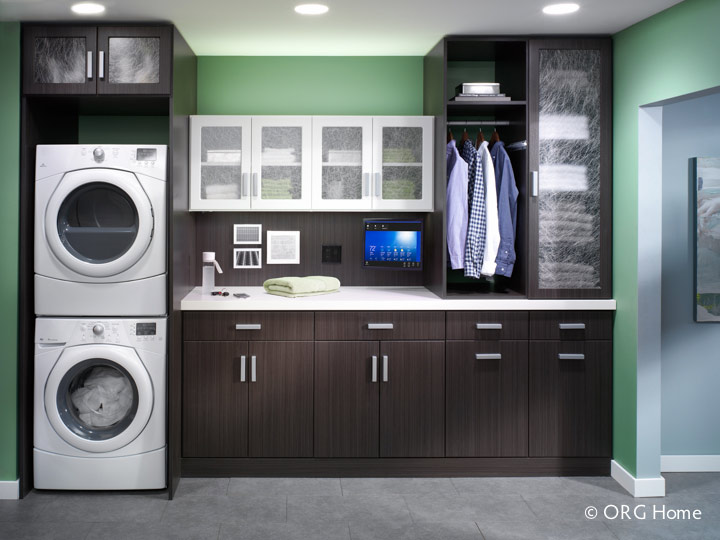 Laundry room storage cabinets for cleaning supplies - Innovate Home Org  Columbus Ohio - Innovate Home Org