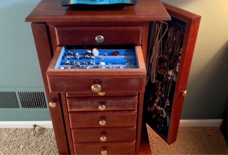 Custom made jewelry box by my father in law Luigi 