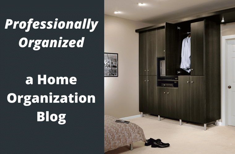 Professionally Organized a Home Organization and Closet Blog