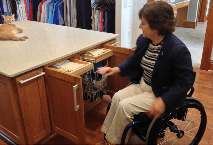 universal design roll in closet in columbus ohio