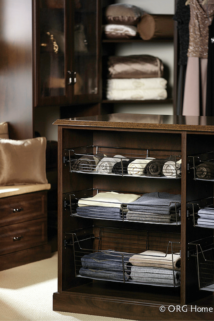 spacing of shelves for a custom walk in closet 