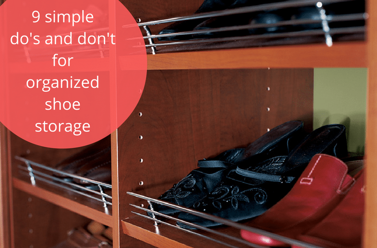 Custom Shoe Organization & Storage for Closets