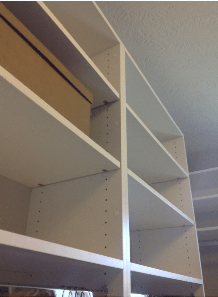 More shelving in a Columbus closet design @InnovateHomeOrg 