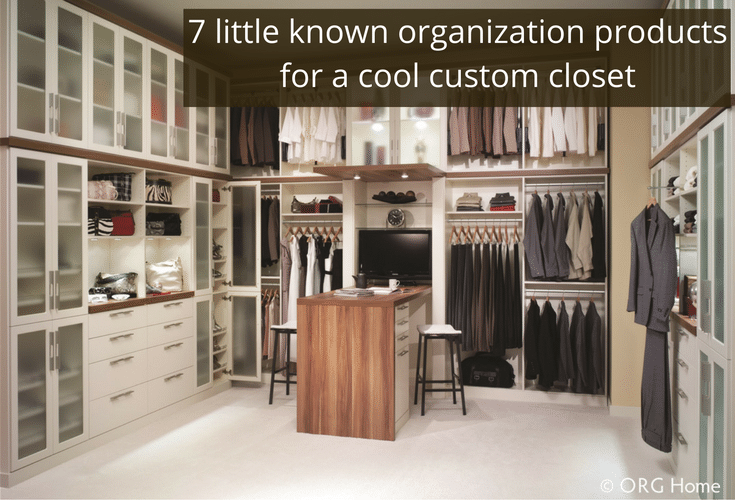 7 little known organization products for a custom closet | Innovate Home Org