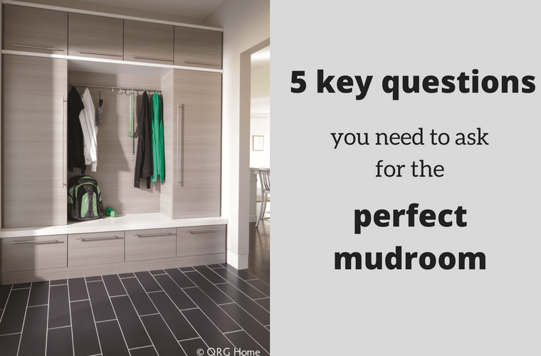 5 key questions for a perfect Columbus mudroom cabinetry project