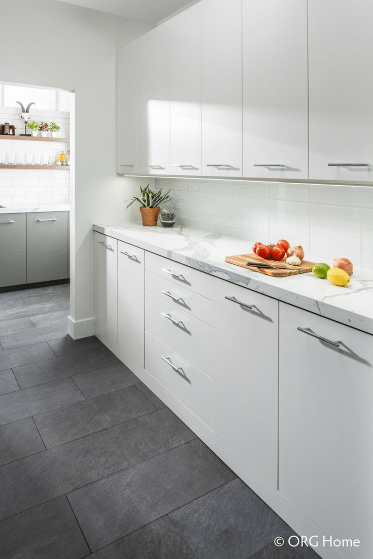 Euro style cabinets in a contemporary pantry Columbus Ohio - Innovate Home Org 