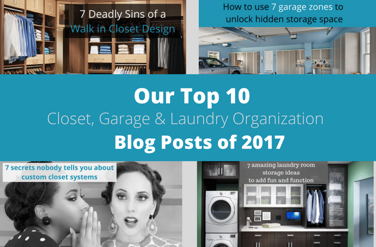 Our top 10 Closet Garage and Laundry Organizatoin Blog Posts 2017 | Innovate Home Org - Columbus Ohio #Garage #Closet #LaundryRoom #Organization