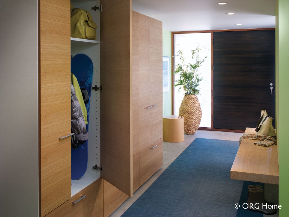 Entryway Locker Storage