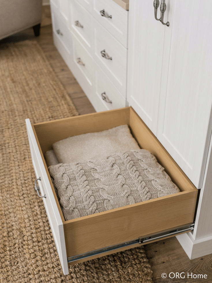 Adding Drawers to Store More | Innovate Home Org | Columbus  #DrawerStorage #ClosetStorage #Storage 