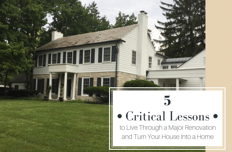 Critical Lessons to Live through a major renovation and turn your house into a home | Innovate Home Org | Bexley, Ohio | #HomeRenovation #Remodel #ClosetStorage