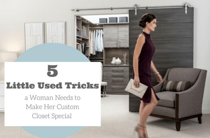 5 Little Used Tricks a Woman Needs to Make Her Custom Closet Special | Innovate Home Org | #WalkInCloset #ClosetOrganization #OrganizationTips #DesignerClosets