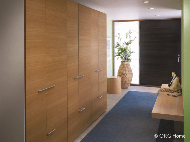 Contemporary cabinets looks good in context in Columbus Ohio | Innovate Home Org | #ClosedCabinets #EntrywaytStorage #EntrywayStyles