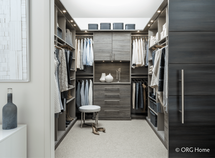 His and hers closet design columbus | Innovate Home Org | #ClosetDesign #Hisandhercloset #Customcloset #OrganizationTips