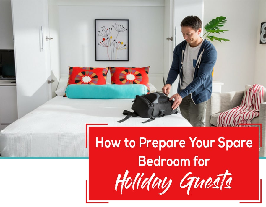 Opening - how to prepare your spare bedroom for holiday guests | Innovate Home Org | #Sparebedroom #HolidayGuests #MultiPurposeBedroom #GuestBedroom