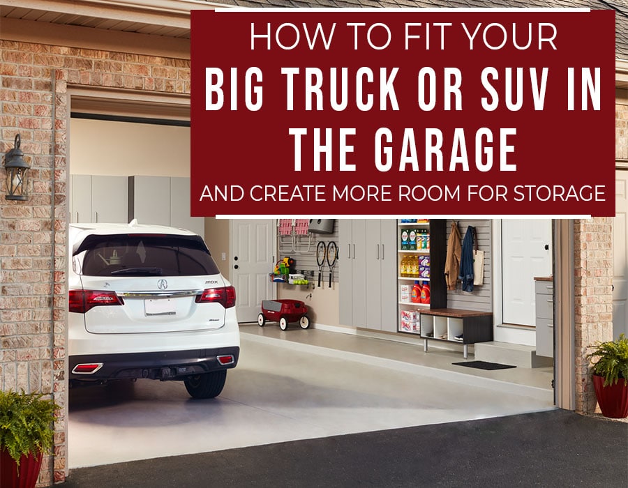 How To Fit A Long Truck Or Suv In, How Big Does A Garage Need To Be Fit Car