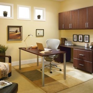 Columbus Custom Home Office Desks & Cabinets - Innovate Home Org