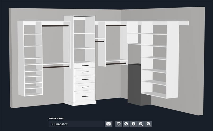 Closet design walk in closet new albany suburb columbus ohio | Innovate Home Org | #CustomClosets #WalkInCloset #StorageSystem