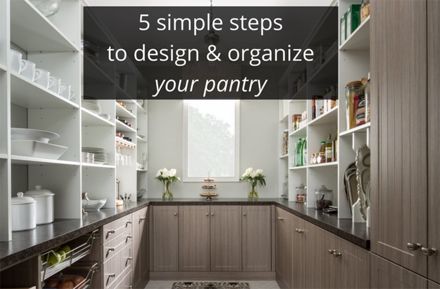 Simple Steps to Design and Organize Your Kitchen Pantry | Innovate Home Org | #PantryStorage #StorageSolutions #KitchenPantry