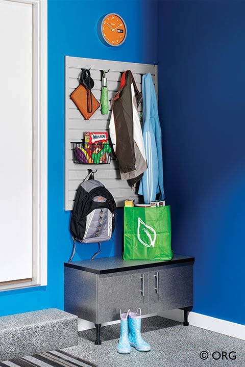 Heavy Duty Storage Tote/Recycle Tote - Garage Storage Cabinets, Slatwall