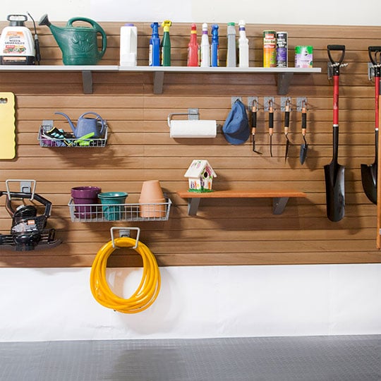 Garage Storage System Garage Organizer with Baskets and Hooks for