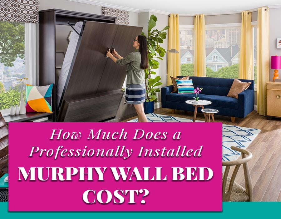 Opening Image How much an installed muprhy bed cost | Innovate Home Org | #MurphyBed #CustomStorage #WallBed