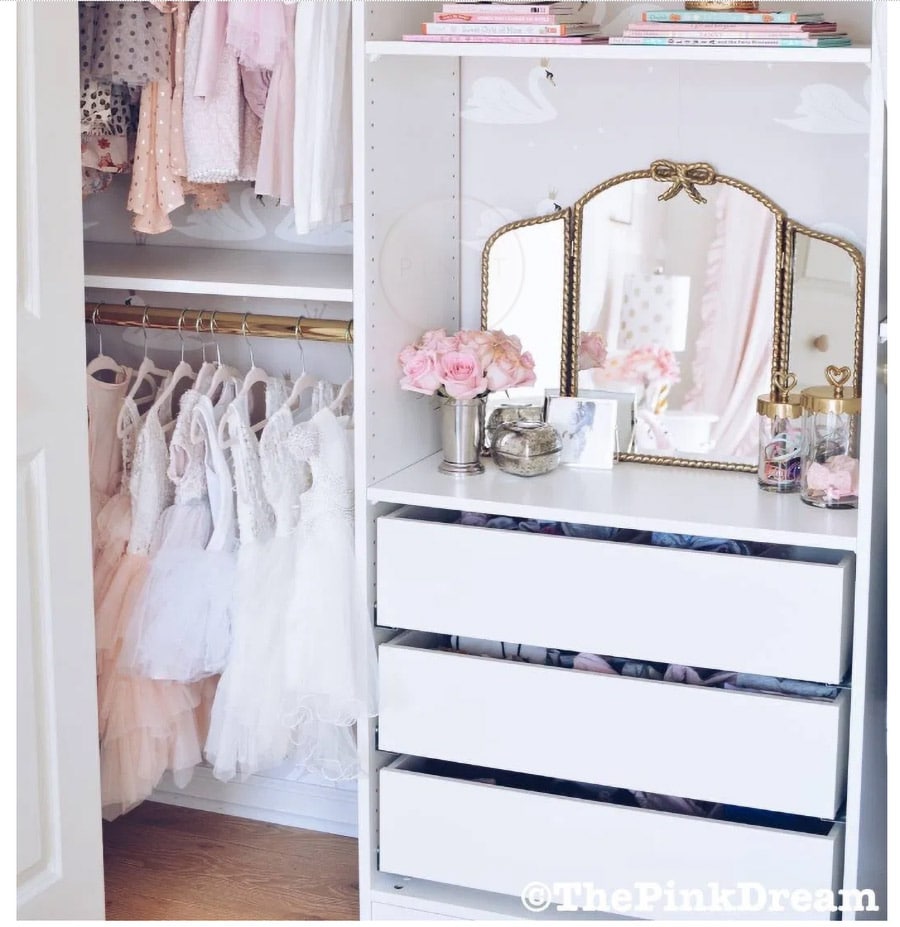 getting an ikea pax closet to work wall to wall reach in closet credit | Innovate Home Org | #IkeaStorage #ClosetStorage #CustomStorage