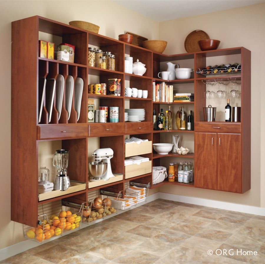 8 Kitchen Pantry Cabinet and Shelf Ideas That Solve Storage Problems