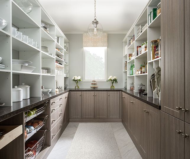 slide out pantry drawers in this columbus ohio pantry make a more organized  space - Innovate Home Org