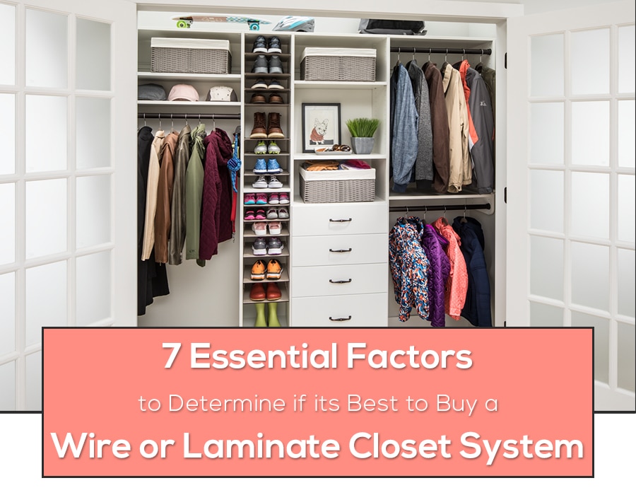 Opening image for a Laminate Closet System | Innovate Home Org | #ClosetOrg #LaminateShelving #WalkInCloset #ColumbusClosets