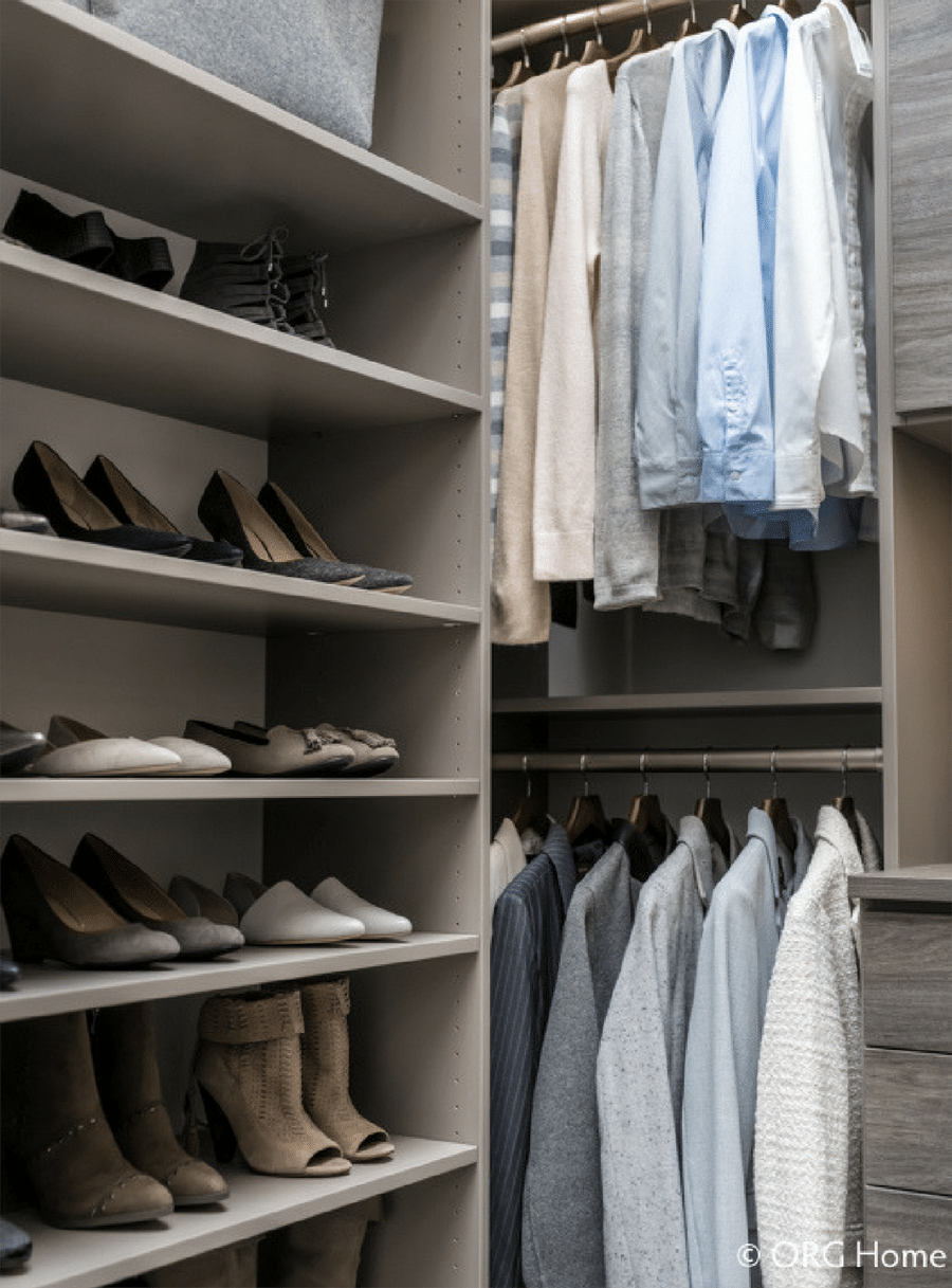 Do #1 Walk in Closet with Double Hung Columbus | Innovate Home Org | #CustomOrganization #Storage #WalkInCloset