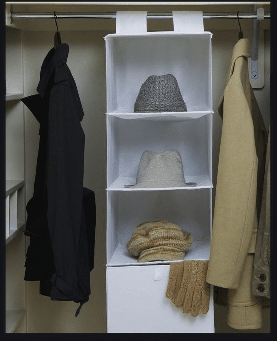 Feature 9 hanging cloth closet shelves credit www.womensday.com | Innovate Home Org | #OrganizationSystems #StorageSystem #HangingClothes #OrganizationSystems