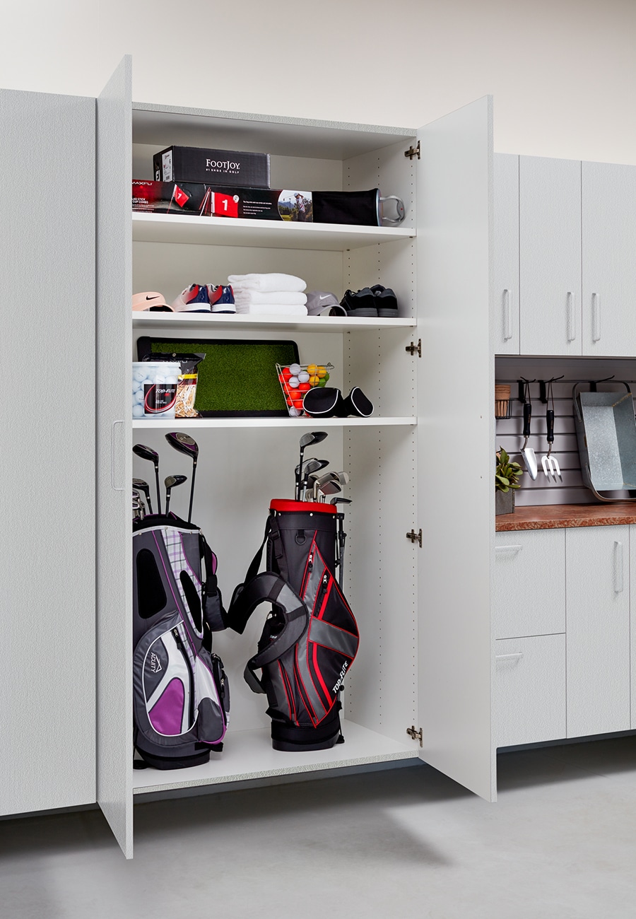 Buy Freestanding golf club storage cabinet with Custom Designs 