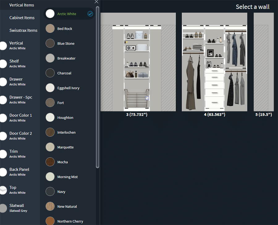 Idea 9 - 3d custom closet program to see closet costs Innovate Home Org | Innovate Building Solutions #CustomCloset #WalkInCloset #3DDesign