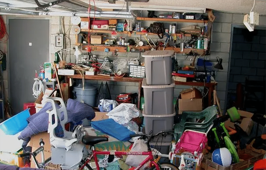 Step 2 messy garage credit www.rejoiceinhim.com | Innovate Home Org #MessyGarage #Storage #ClutteredGarage #ColumbusGarages
