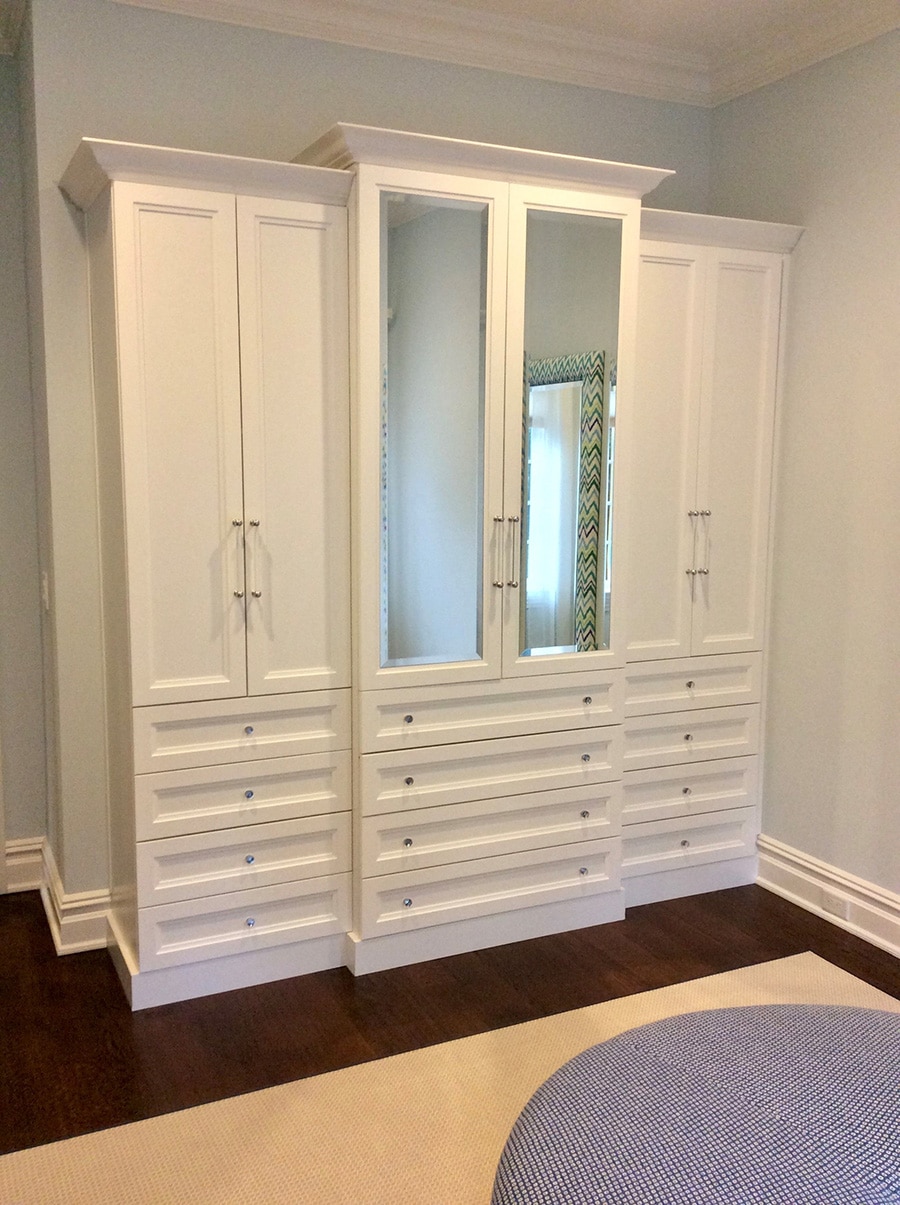 Step 10 crown molding in a custom armoir closet credit Patty Miller Boutique Closets and Cabinetry | Innovate Home Org #CustomClosetsforsmallspaces #CustomWalkinclosets #Walkinclosetsystems
