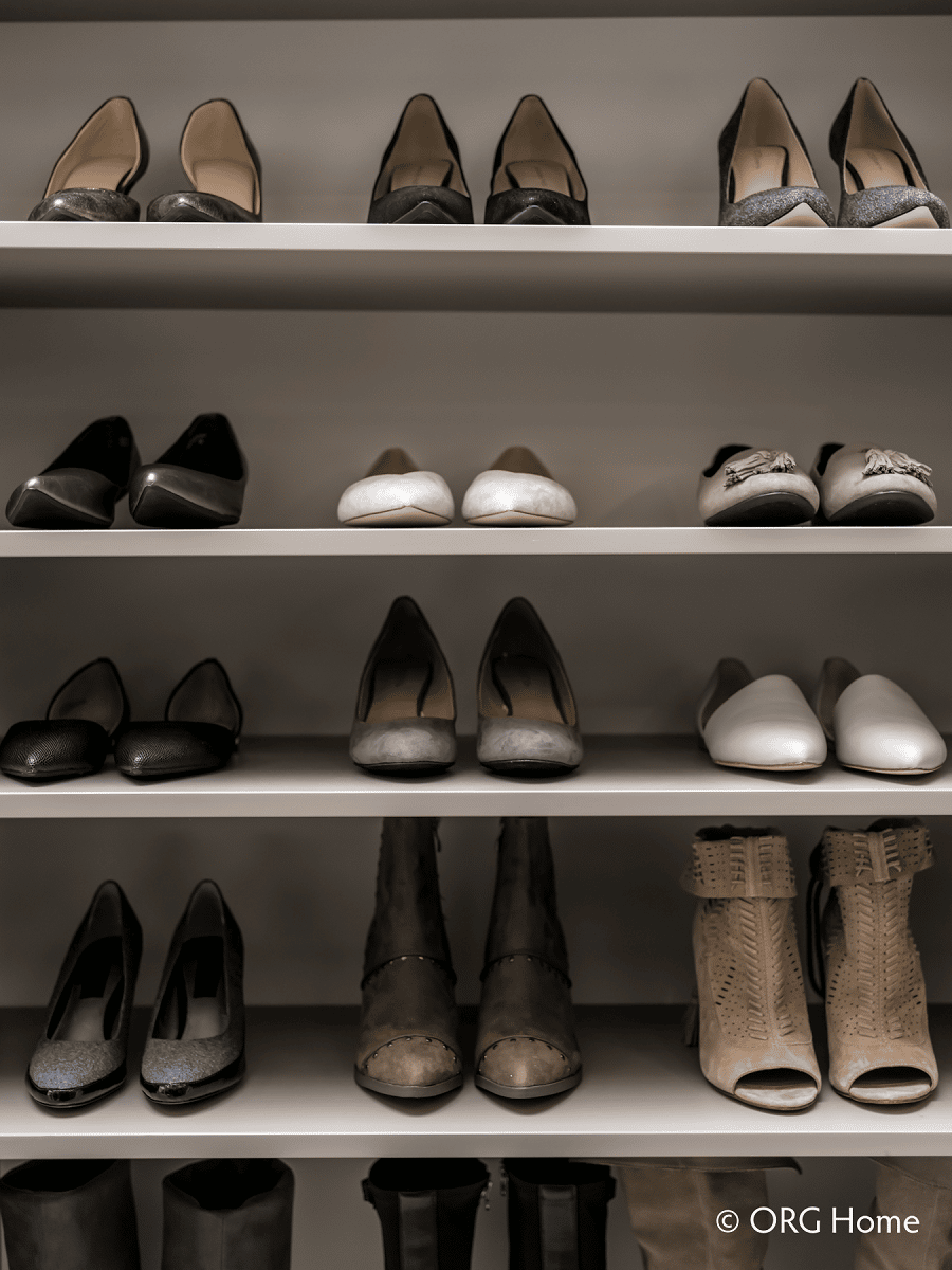 Idea 6 flat shoes shelves pickerington custom closet innovate home org #ShoeStorage #ClosetStorage #CustomCloset