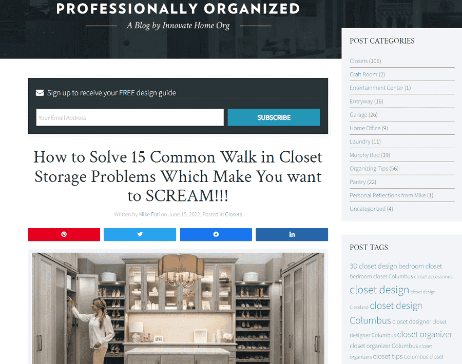 Custom Closet Organizer Accessories: Innovate Home Org - Columbus &  Cleveland, Ohio