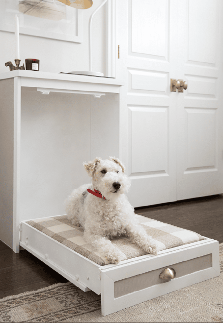 Pro 4 solid wood pet murphy bed credit www.RoomForTuesday.com | New Albany, Ohio | Innovate Home Org #MurphyWallPetBeds #MurphyBedCabinet #CabinetBed