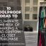 10 Foolproof Ideas to Eliminate the Risk of Making a Bad Custom Closet Purchase
