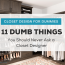 Closet Design for Dummies – 11 Dumb Things You Should Never Ask a Closet Designer
