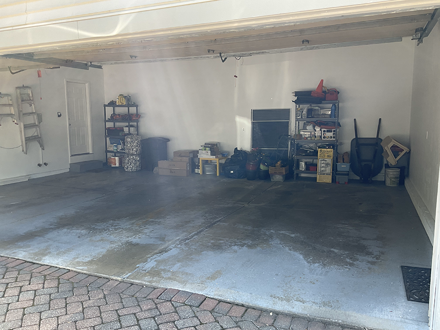 Sharing scene of crime Foti garage before installation | Innovate Home Org | Dublin, OH | Custom Garage Coating